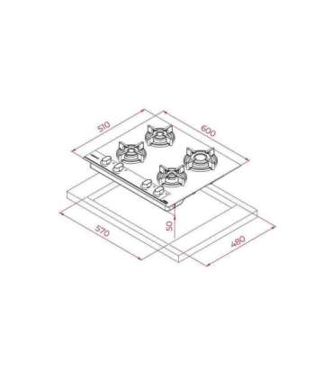 Gaasiplaat Teka GBC 64-G1 GBC BM (E5)