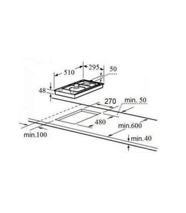 Gaasiplaat Schlosser THG3151M