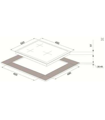 Gaasiplaat Schlosser PGH4511B