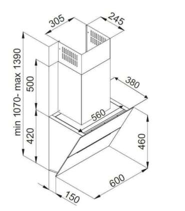 Hood Greentek Timna Matt Black