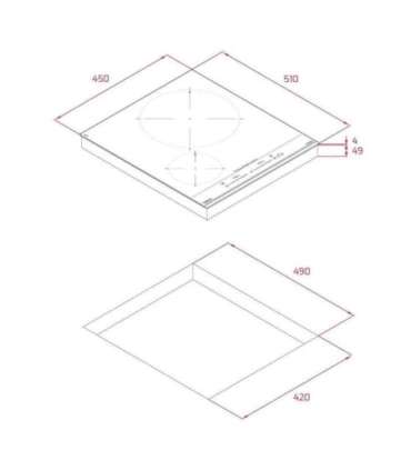 Induktsioonplaat Teka IZC 42400 MSP BK