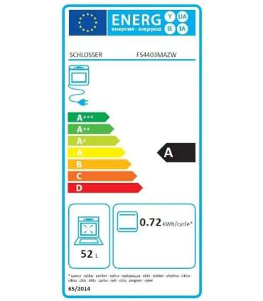 Gaasipliit elektriahjuga Schlosser FS5406MAZW