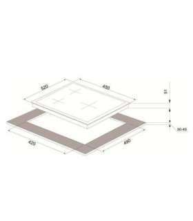 Gaasiplaat Schlosser PGH4511SFFD