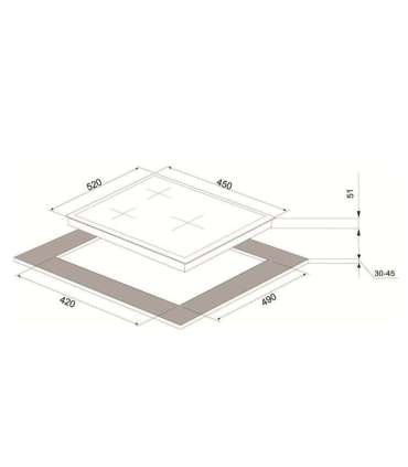 Gaasiplaat Schlosser PGH4511SFFD