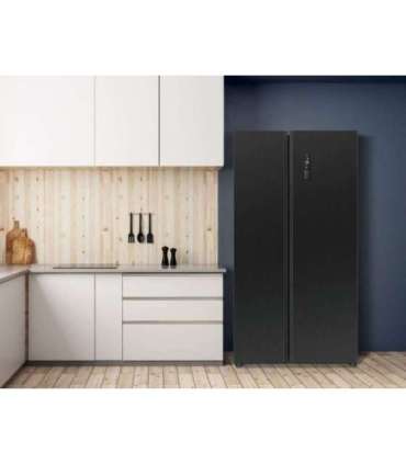 Side-by-side külmik Bomann SBS7344SIX, must