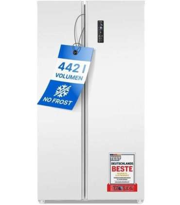 Side-by-side külmik Bomann SBS7344W, valge