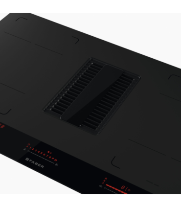 Induction hob and hood Faber Galileo Glass