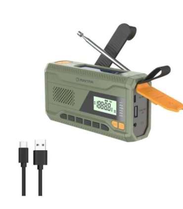 Päikesepatarei ja dünamoga raadio Manta RDI401G
