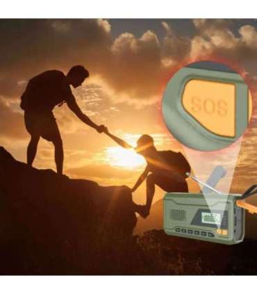 Päikesepatarei ja dünamoga raadio Manta RDI401G