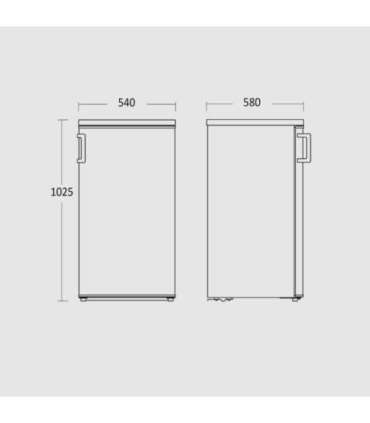Külmik Scandomestic SKB182W