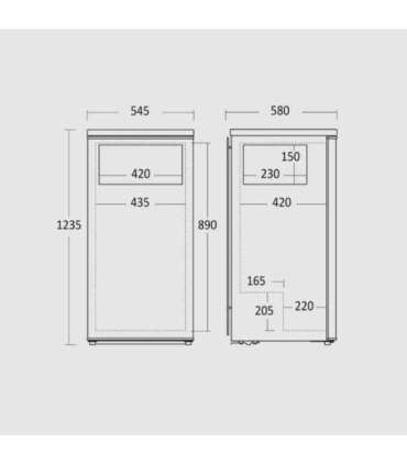 Külmik Scandomestic SKB190W