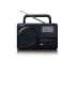 C0mpact portable FM radio with LCD display Lenco, black