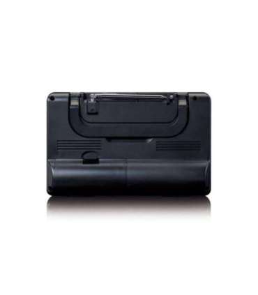 C0mpact portable FM radio with LCD display Lenco, black