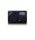 C0mpact portable FM radio with LCD display Lenco, black