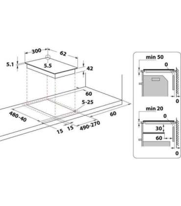 Built-in ceramic hob