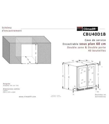 Veinikülmik Climadiff CBU40D1B
