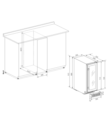 Veinikülmik La Sommeliere LSBU18DZ