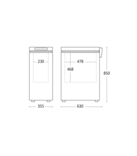 Sügavkülmkirst Scandomestic CF51WE