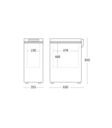 Chest freezer Scandomestic