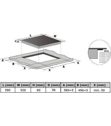 Induktsioonplaat Kluge KPI6031B