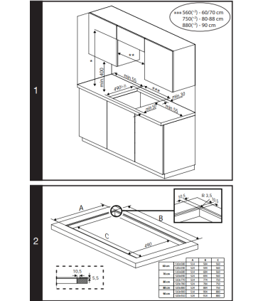 Induktsioonplaat Beko HII64400SMT