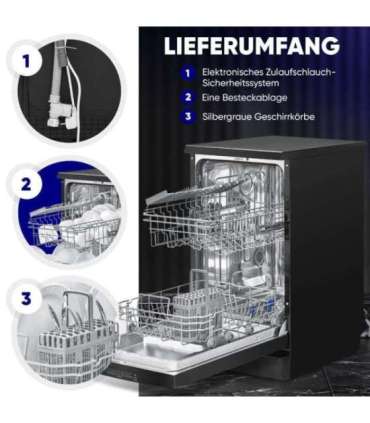 Dishwasher Bomann, black