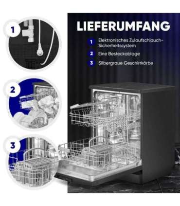 Dishwasher Bomann, black