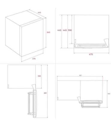 Külmik Teka RSR10138WH