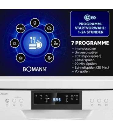 Dishwasher Bomann, white