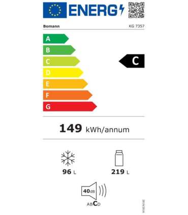 Külmik Bomann KG7357six