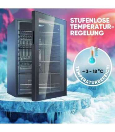 Klaasuksega külmik Bomann KSG7290