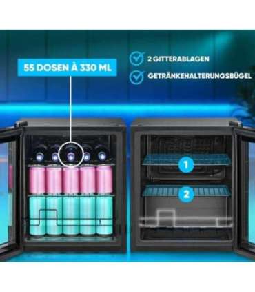 Klaasuksega külmik Bomann KSG7291