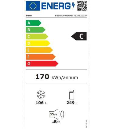 Külmik Beko B5EUNA406HXB