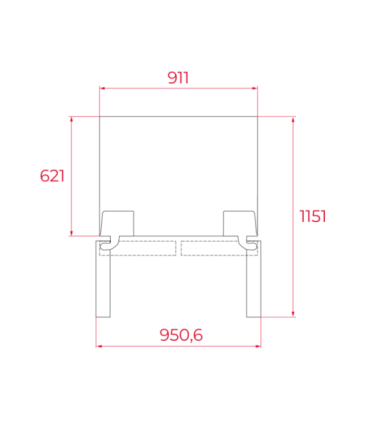 Side-by-side fridge Teka