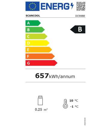 Vitriinkülmik Scandomestic DC98BB