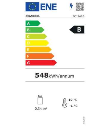 Vitriinkülmik Scandomestic DC126BB