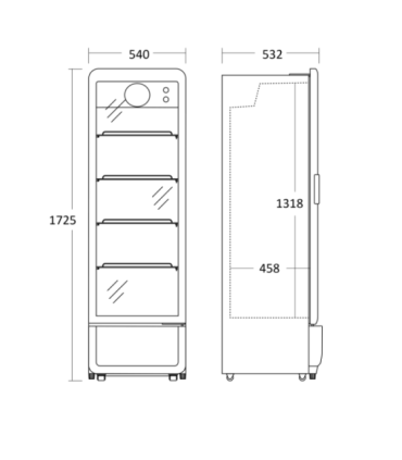 Display cooler Scandomestic
