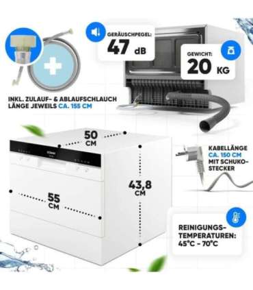 Lauapealne nõudepesumasin Bomann TSG7405W