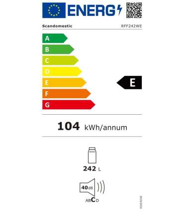 Jahekülmik Scandomestic RFF242WE