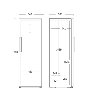 Jahekülmik Scandomestic SKS346W