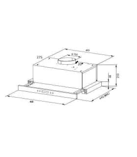 Telescopic hood DeAirce