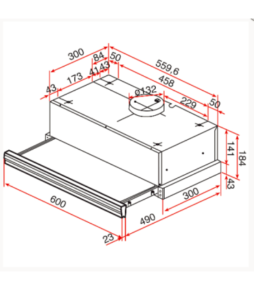 Cooker Hood CNL6400W