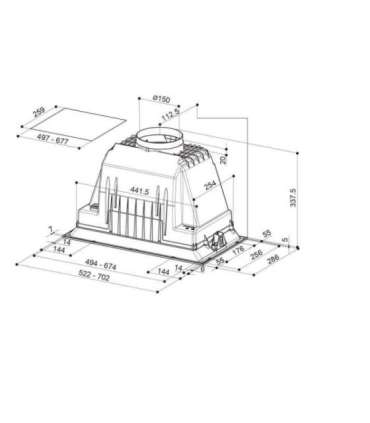 Õhupuhastaja Faber Inka Plus HCS BK A52