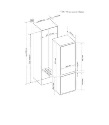 Integreeritav külmik De Dietrich DRC1775EN
