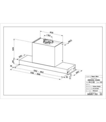 Hood Faber Faber Ultra Slim KL A60