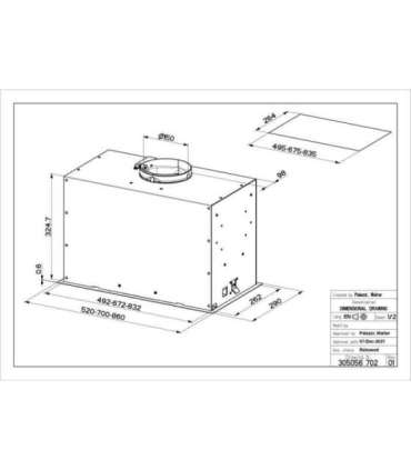Hood Faber Inka Lux Premium BK MATT A52 KL