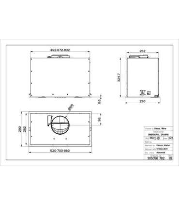 Hood Faber Inka Lux Premium BK MATT A52 KL