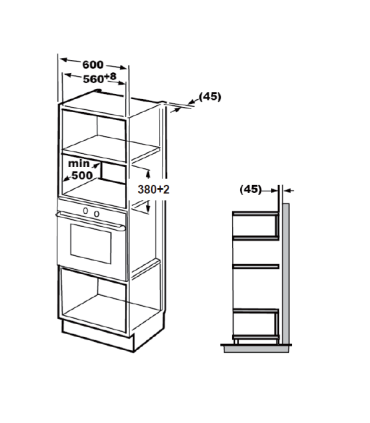Integreeritav mikrolaineahi Brandt BMG2120B