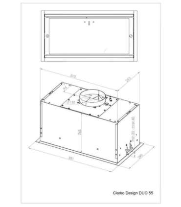 Õhupuhastaja Ciarko Design Duo 55 SmartLink must