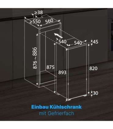 Integreeritav külmik Bomann KSE7810